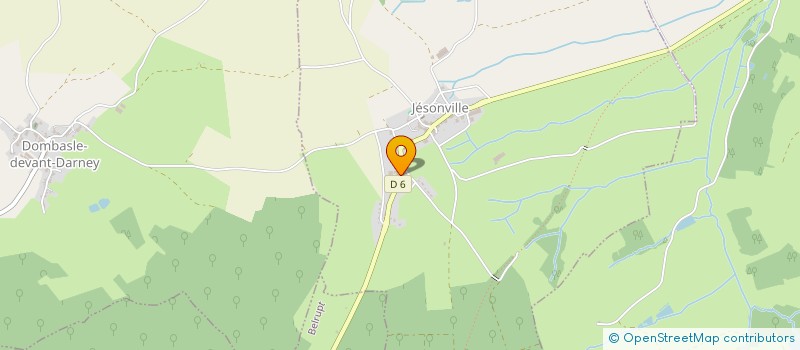 localisation de l'entreprise MADAME CHLOE REGENWETTER  LES VOIVRES