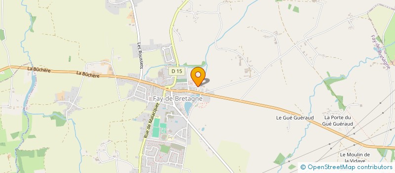 localisation de l'entreprise MADAME CHLOE REGNARD  FAY-DE-BRETAGNE