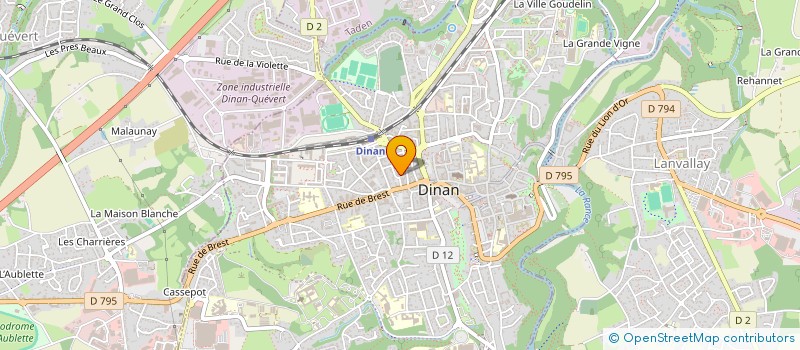 localisation de l'entreprise MADAME CHLOE REHEL  DINAN