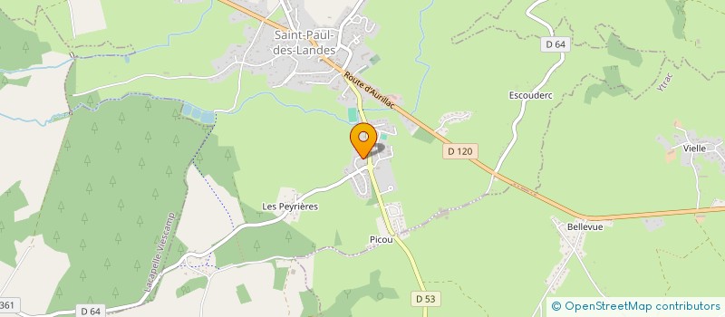 localisation de l'entreprise MADAME CHLOE RENARD à SAINT-PAUL-DES-LANDES