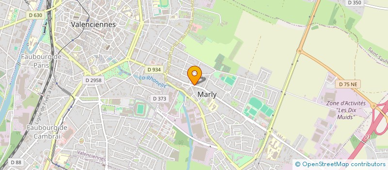 localisation de l'entreprise MADAME CHLOE RENAULT  MARLY