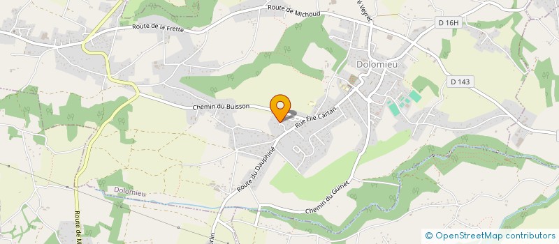 localisation de l'entreprise MADAME CHLOE REYNARD  DOLOMIEU