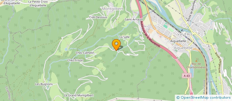 localisation de l'entreprise MADAME CHLOE RIBEIRO  MONTGILBERT