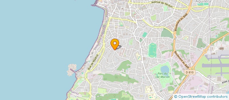 localisation de l'entreprise MADAME CHLOE RICAUD à BIARRITZ