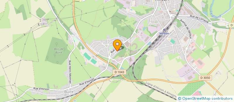 localisation de l'entreprise MADAME CHLOE RICHET  CLAIRFONTAINE