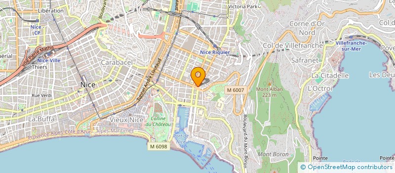 localisation de l'entreprise MADAME CHLOE RICHIER à NICE