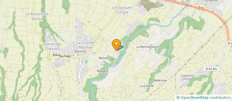 localisation de l'entreprise MADAME CHLOE ROBERT  SAINTE-SUZANNE