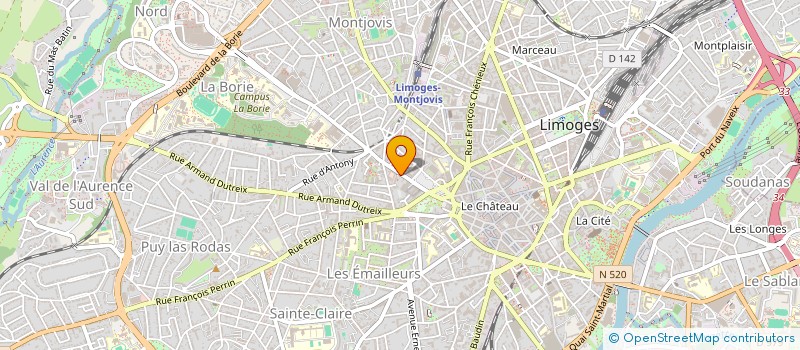 localisation de l'entreprise MADAME CHLOE ROCHE à LIMOGES