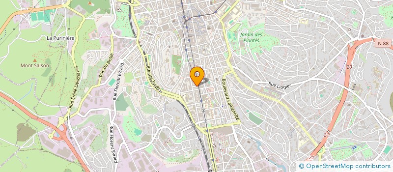 localisation de l'entreprise MADAME CHLOE ROCHON  SAINT-ETIENNE