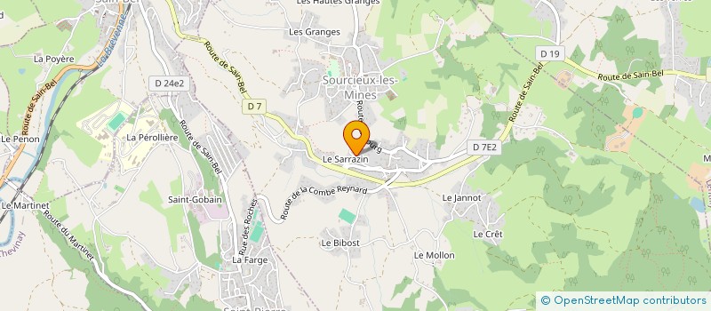 localisation de l'entreprise MADAME CHLOE RODARY à CHAVEYRIAT