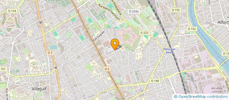 localisation de l'entreprise MADAME CHLOE ROGER à VITRY-SUR-SEINE