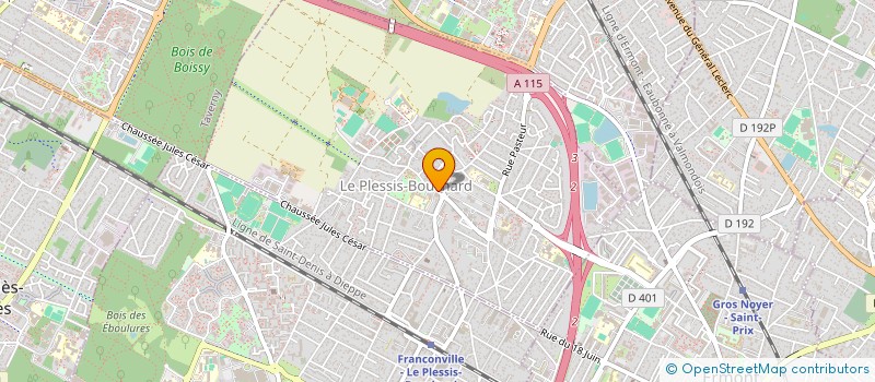 localisation de l'entreprise MADAME CHLOE ROHOU à SAINT-OUEN-SUR-SEINE