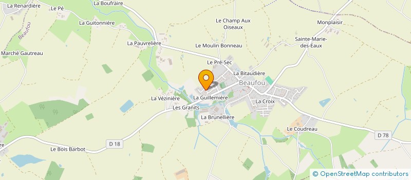 localisation de l'entreprise MADAME CHLOE ROLLAND à BEAUFOU