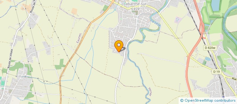 localisation de l'entreprise MADAME CHLOE ROMAND à LABARTHE-SUR-LEZE