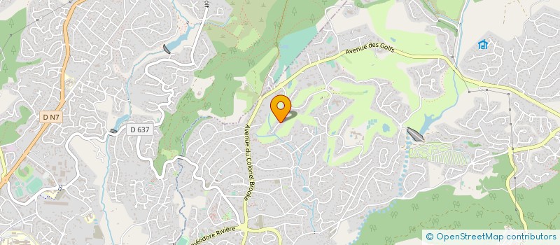 localisation de l'entreprise MADAME CHLOE ROSSI  SAINT-RAPHAEL