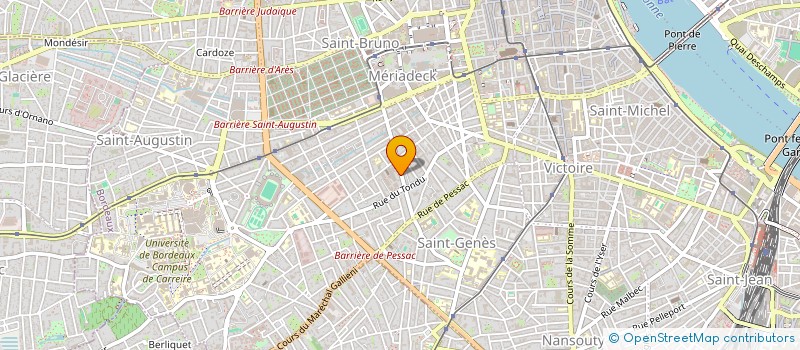 localisation de l'entreprise MADAME CHLOE ROSSIGNOL  BORDEAUX