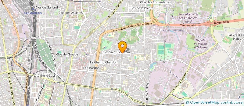 localisation de l'entreprise MADAME CHLOE ROUGER à ORLEANS