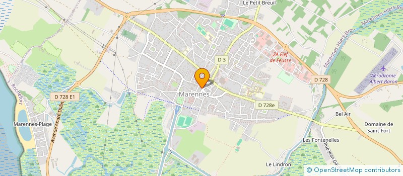 localisation de l'entreprise MADAME CHLOE ROUSSEAU  MARENNES-HIERS-BROUAGE