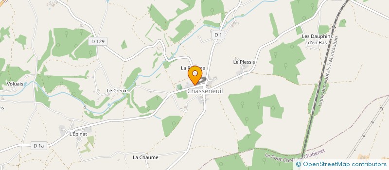 localisation de l'entreprise MADAME CHLOE ROUSSILLAT à CHATEAUROUX