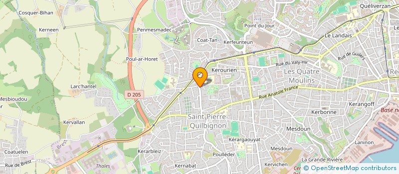 localisation de l'entreprise MADAME CHLOE ROUXEL à BREST