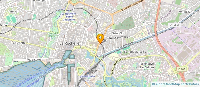 localisation de l'entreprise MADAME CHLOE ROY  LA ROCHELLE