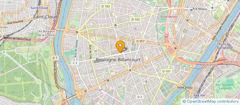 localisation de l'entreprise MADAME CHLOE RUBAT DU MERAC  BOULOGNE-BILLANCOURT