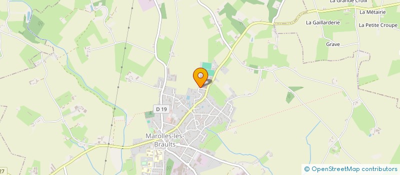 localisation de l'entreprise MADAME CHLOE RUEL  MAROLLES-LES-BRAULTS