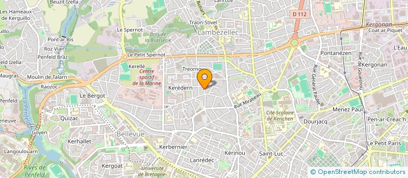 localisation de l'entreprise MADAME CHLOE RUNARVOT à BREST