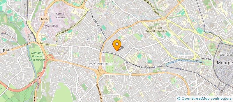 localisation de l'entreprise MADAME CHLOE SAINT-LO à MONTPELLIER