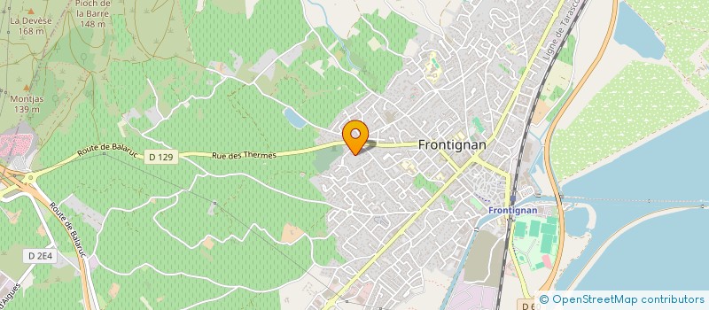 localisation de l'entreprise MADAME CHLOE SALLIH à FRONTIGNAN