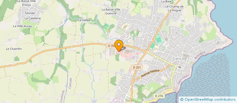 localisation de l'entreprise MADAME CHLOE SALMON  CANCALE