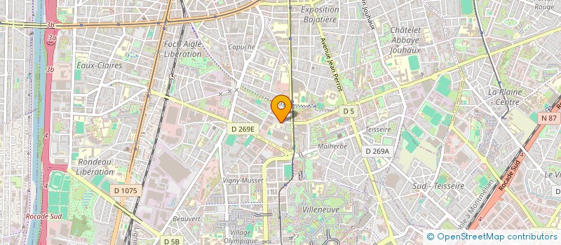 localisation de l'entreprise MADAME CHLOE SAMBA à GRENOBLE