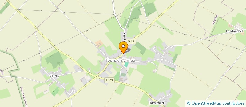 localisation de l'entreprise MADAME CHLOE SANNIER  TOURS-EN-VIMEU