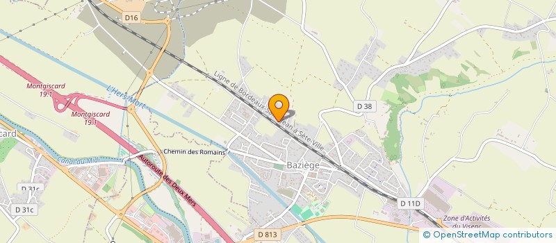 localisation de l'entreprise MADAME CHLOE SARDA  BAZIEGE