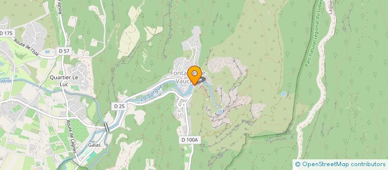 localisation de l'entreprise MADAME CHLOE SAURY  FONTAINE-DE-VAUCLUSE