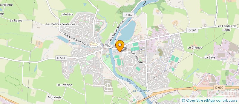 localisation de l'entreprise MADAME CHLOE SAVARIS  MAYENNE