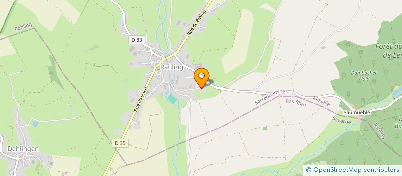 localisation de l'entreprise MADAME CHLOE SCHNEIDER  RAHLING