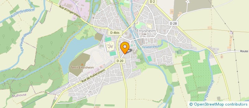 localisation de l'entreprise MADAME CHLOE SCHNEIDER  ENSISHEIM