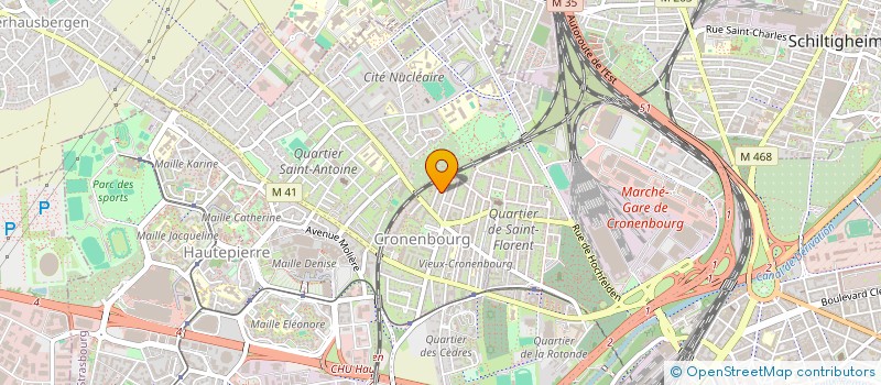 localisation de l'entreprise MADAME CHLOE SCHNELL à STRASBOURG