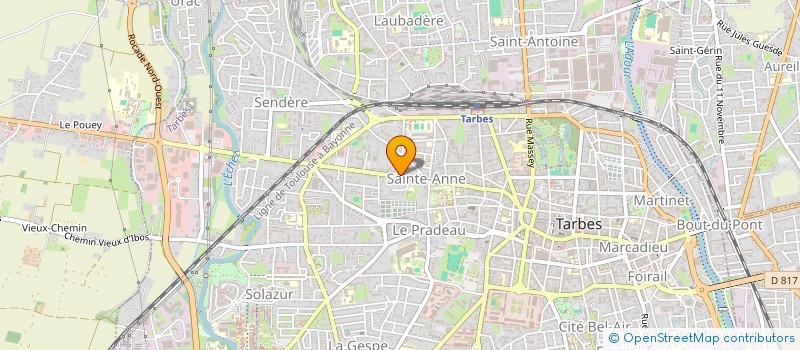 localisation de l'entreprise MADAME CHLOE SCHRICKE  TARBES