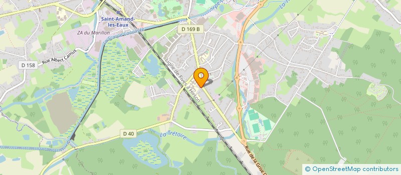 localisation de l'entreprise MADAME CHLOE SCHULLER BOUQUET  ST AMAND-LES-EAUX