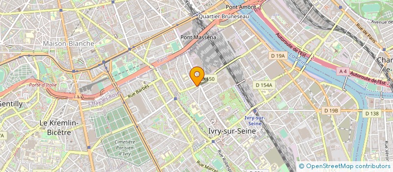 localisation de l'entreprise MADAME CHLOE SENGET à IVRY-SUR-SEINE