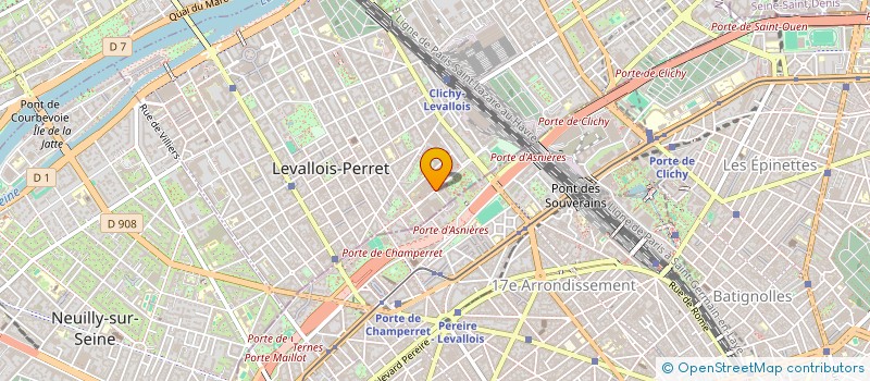 localisation de l'entreprise MADAME CHLOE SERGENT-FRISA à LEVALLOIS-PERRET