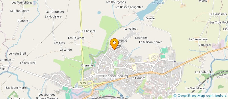 localisation de l'entreprise MADAME CHLOE SERRE  CHATEAUBOURG