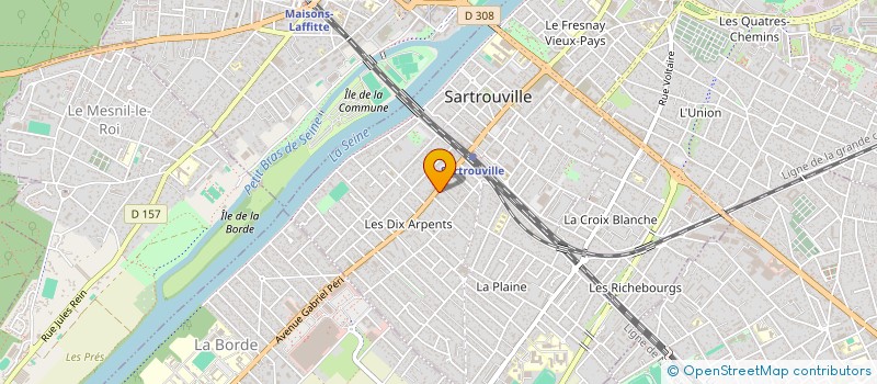 localisation de l'entreprise MADAME CHLOE SHIN à SARTROUVILLE