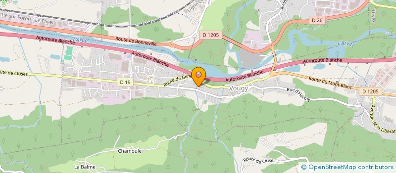 localisation de l'entreprise MADAME CHLOE SIMONIN  VOUGY