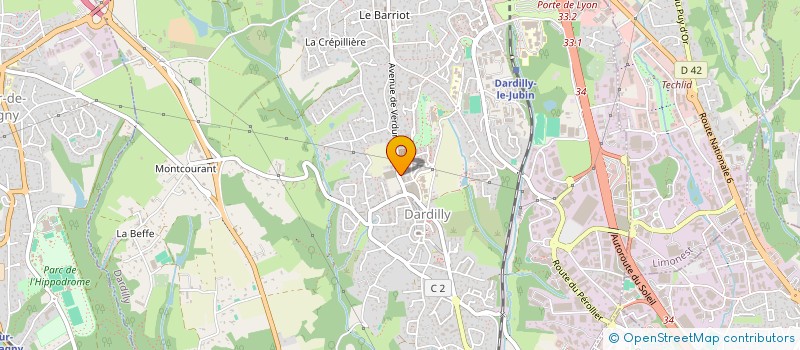 localisation de l'entreprise MADAME CHLOE SIROT  DARDILLY