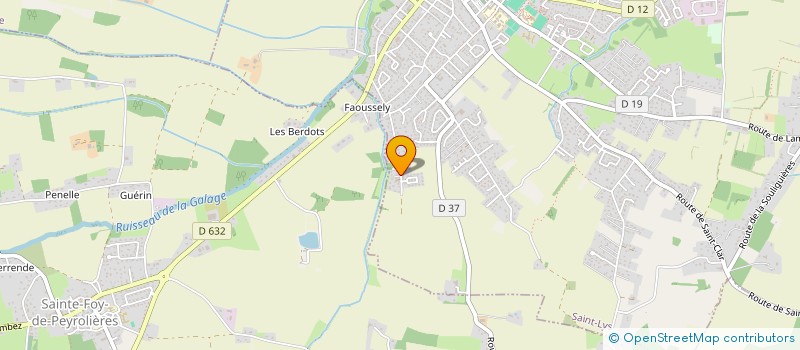 localisation de l'entreprise MADAME CHLOE SOLATGES  SAINT-LYS