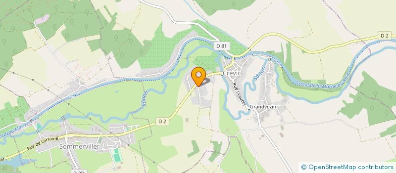 localisation de l'entreprise MADAME CHLOE SORNE  CREVIC