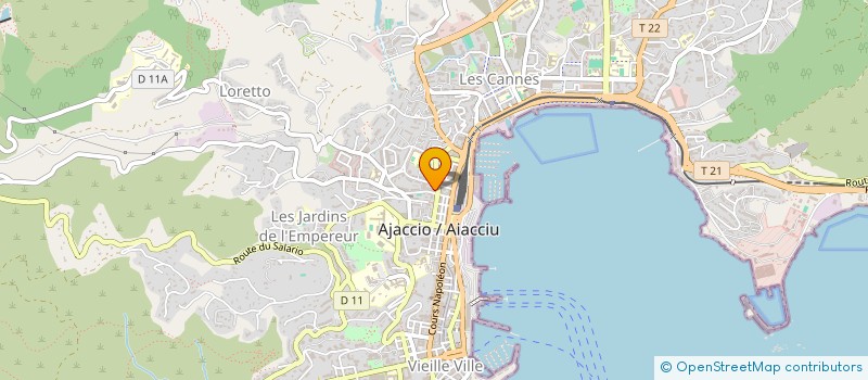 localisation de l'entreprise MADAME CHLOE SORRO à AJACCIO